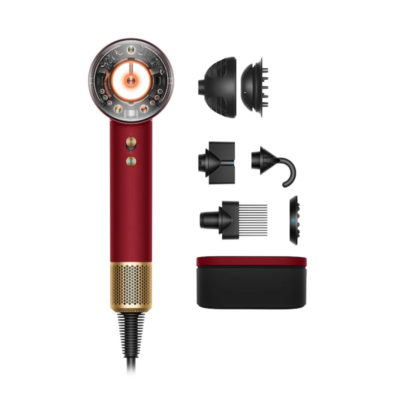 Dyson Supersonic HD16 Red Velvet/Gold